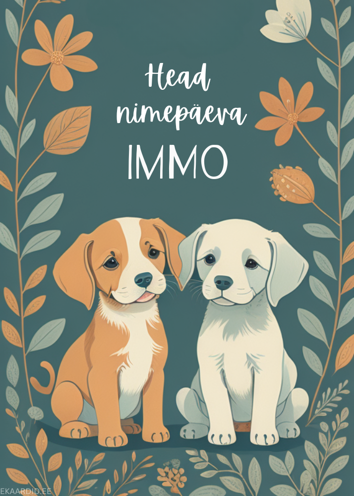 Head nimepäeva, Immo!