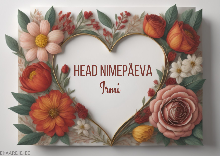 Head nimepäeva, Irmi!