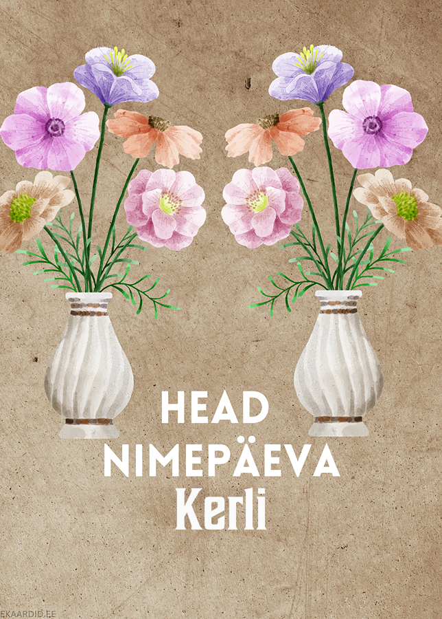 Head nimepäeva, Kerli!