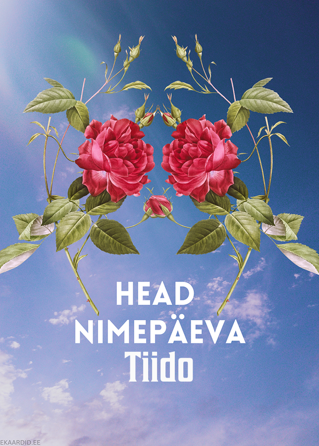 Head nimepäeva, Tiido!