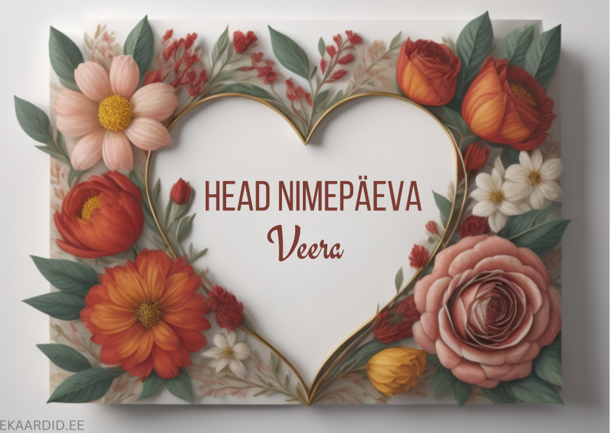 Head nimepäeva, Veera!