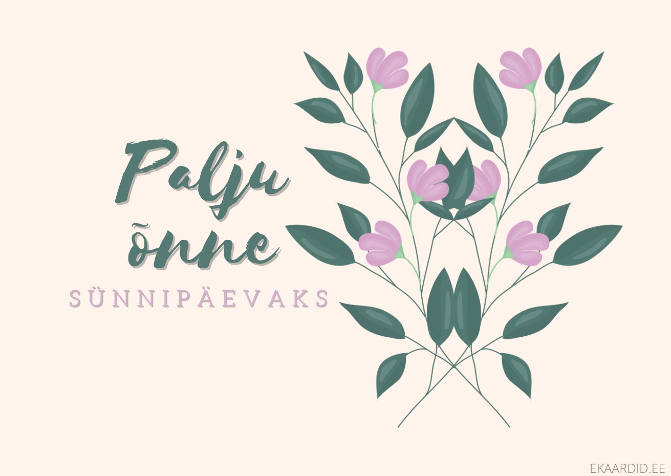 Lilleline sünnipäevakaart
