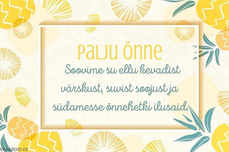 Kevadine õnnitluskaart