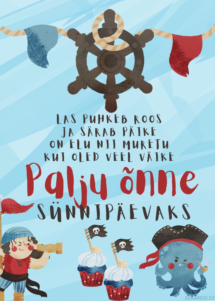 Piraadi sünnipäevakaart
