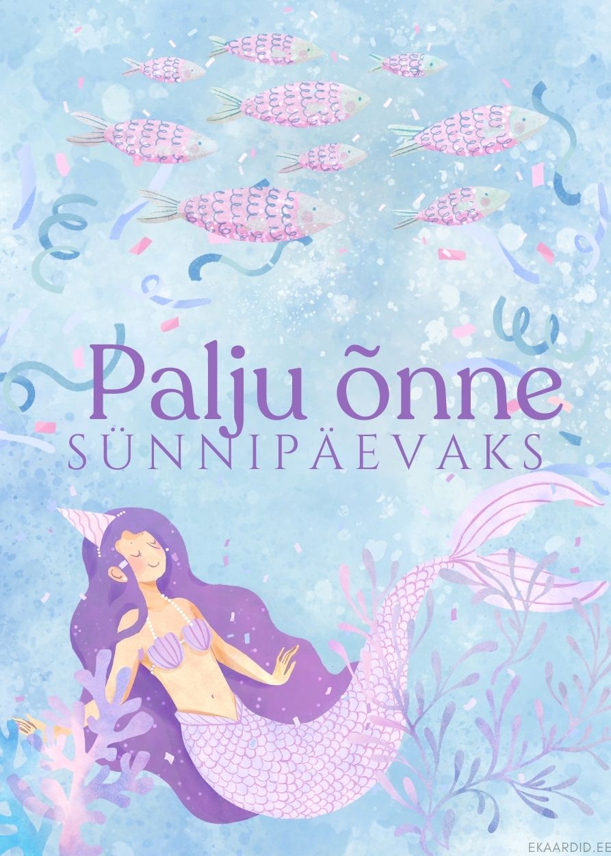 Merineitsi sünnipäevakaart
