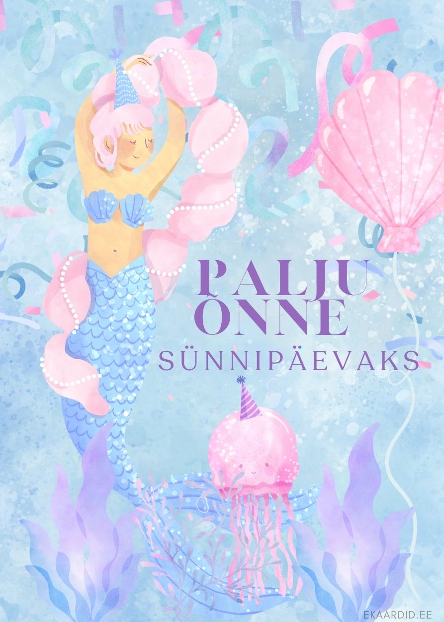 Merineitsi sünnipäevakaart