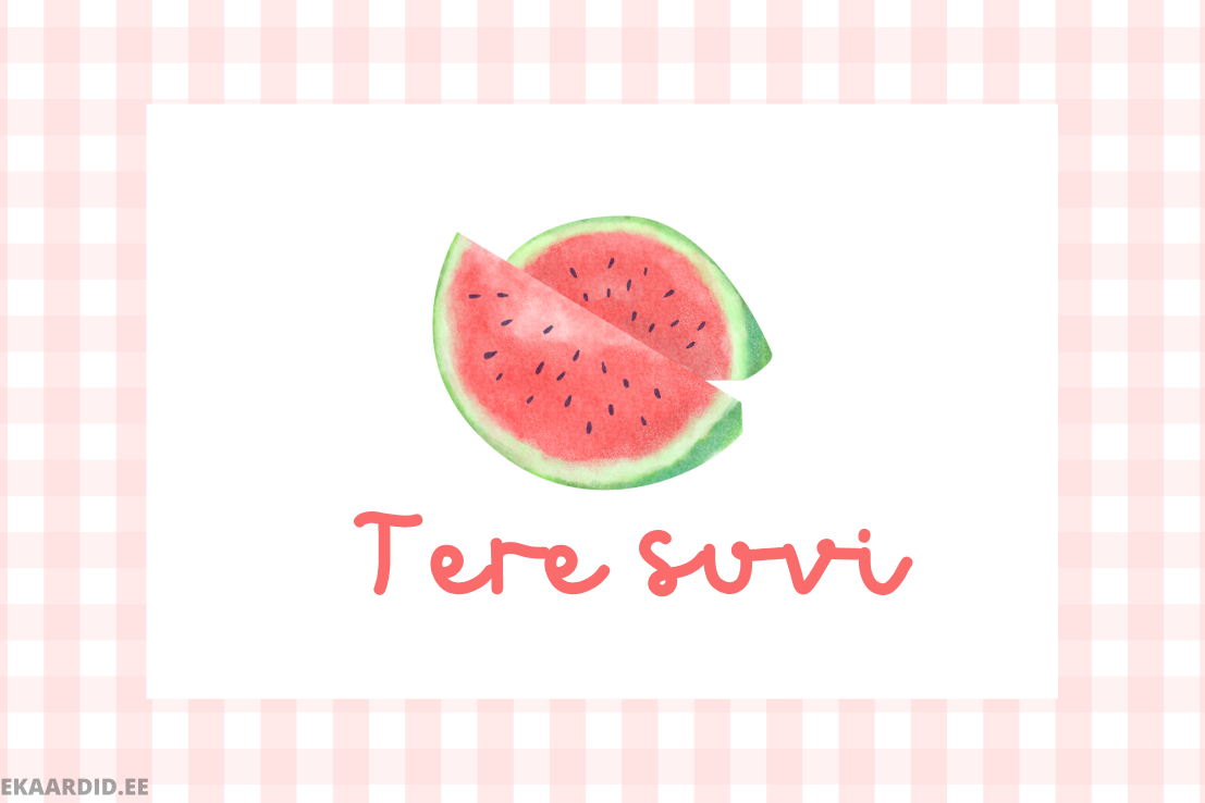 Suvine arbuusikaart