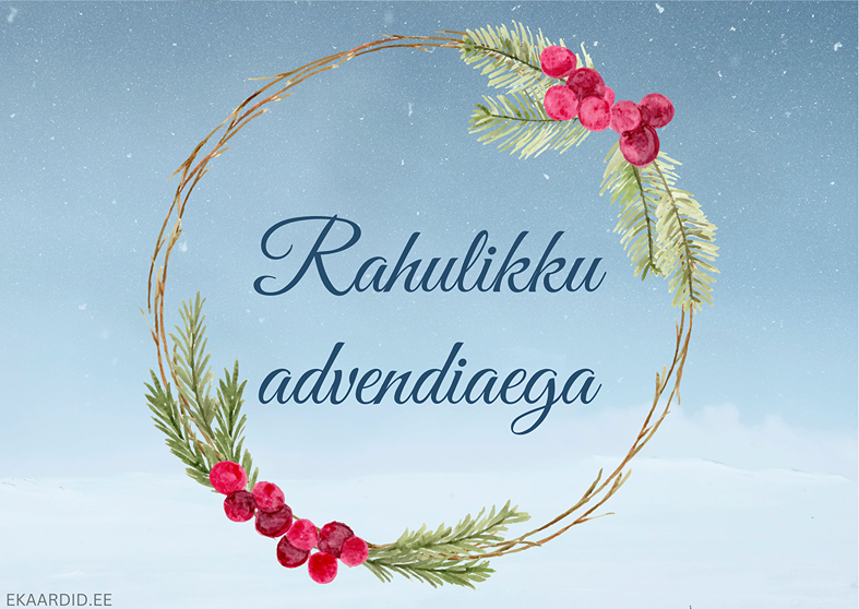 Adventkaardid: rahulikku advendiaega