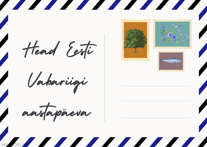 Eesti Vabariigi aastapäeva postkaart