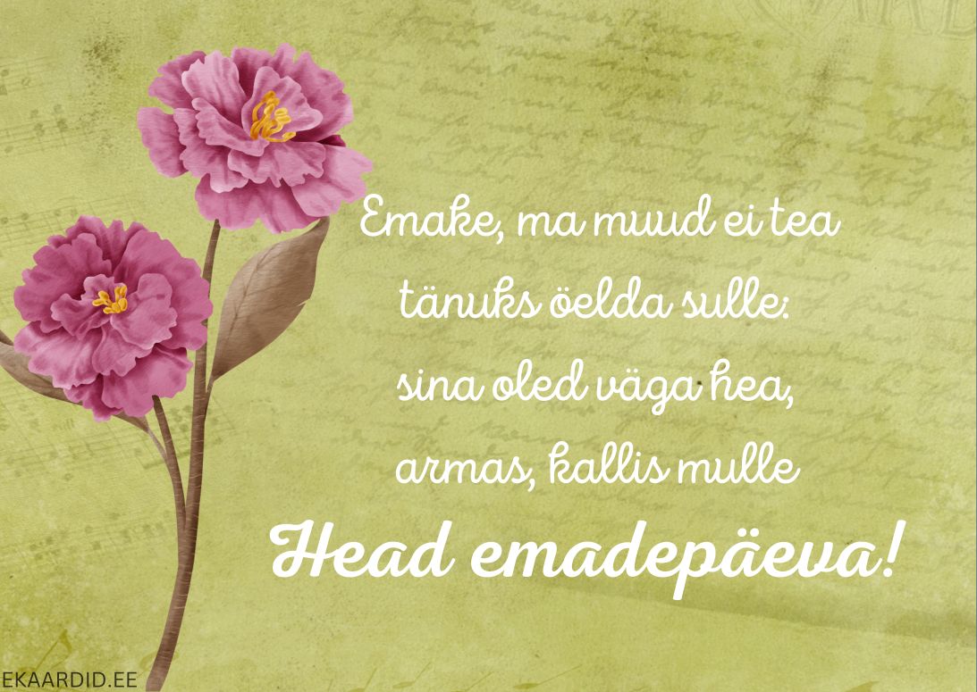 Lilledega emadepäevakaart