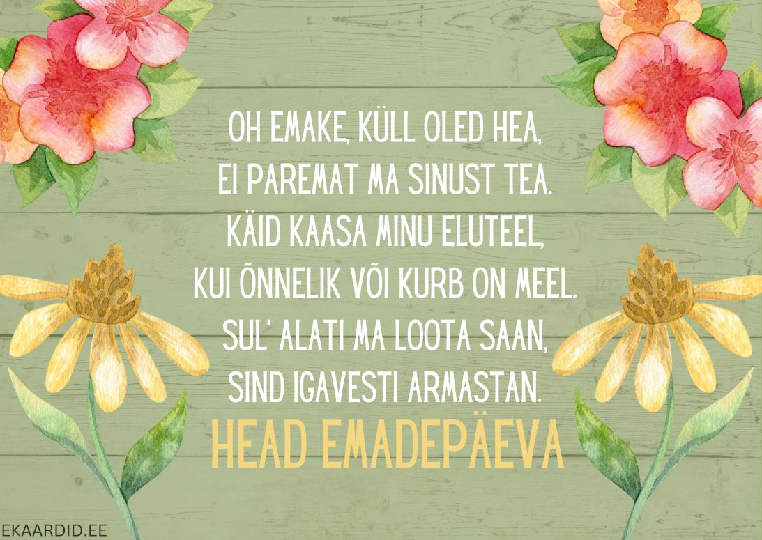 Lilledega emadepäevakaart