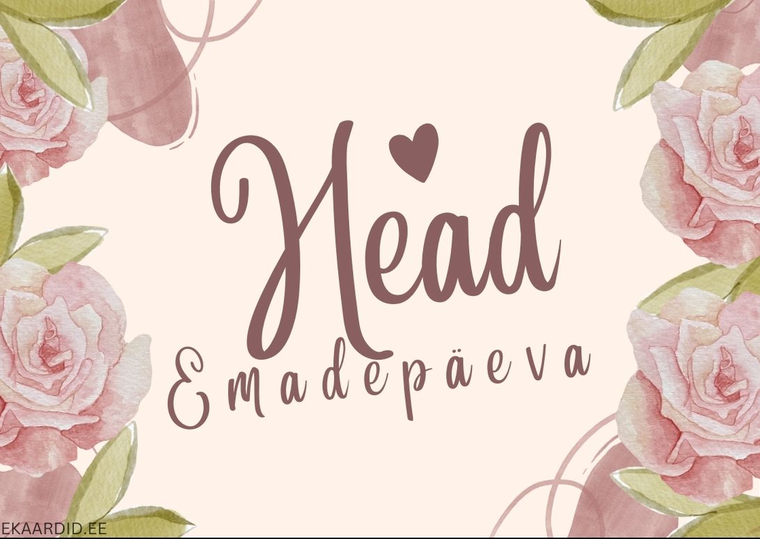 Roosidest Emadepäevakaart