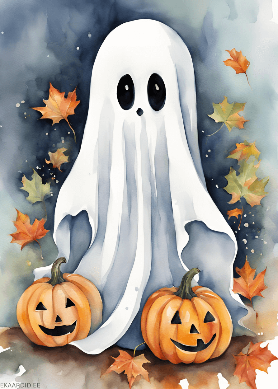 Armsake Halloweeni kummituskaart