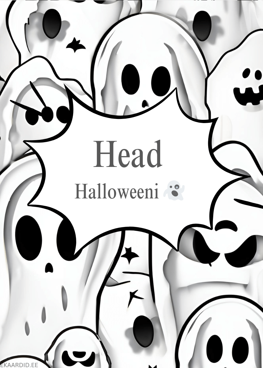Halloweeni kummituste kaart