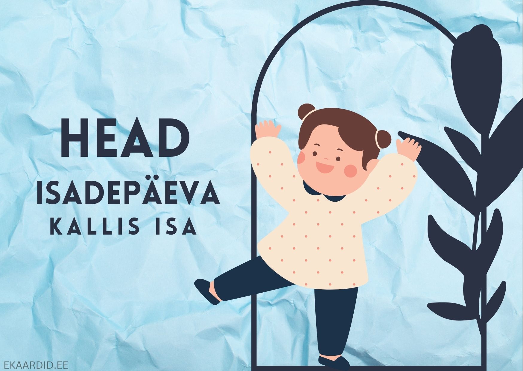 Laste Isadepäeva kaart