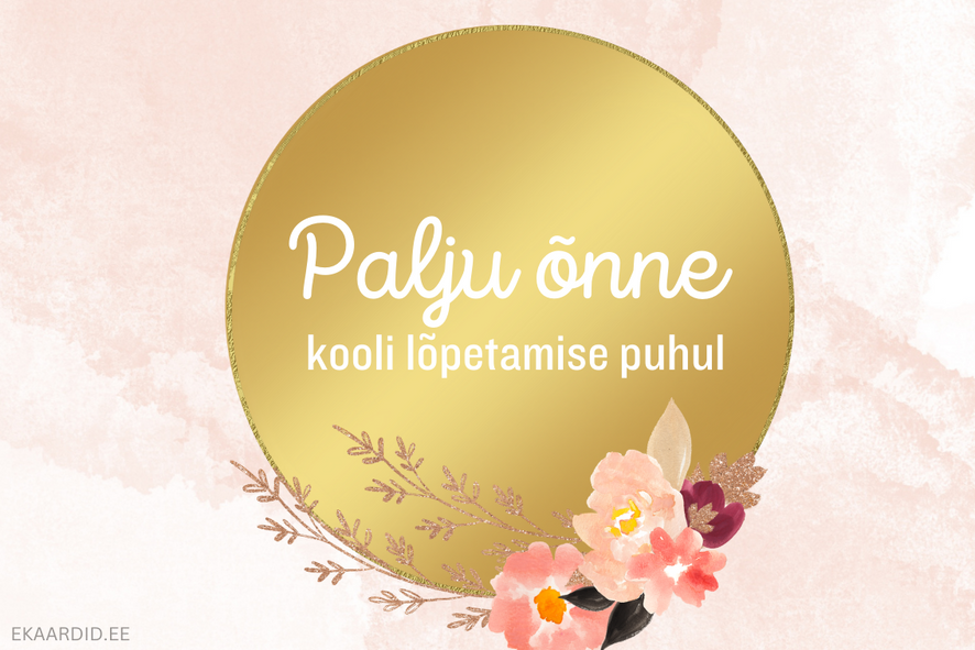 Lõpuaktuse õnnitluskaart