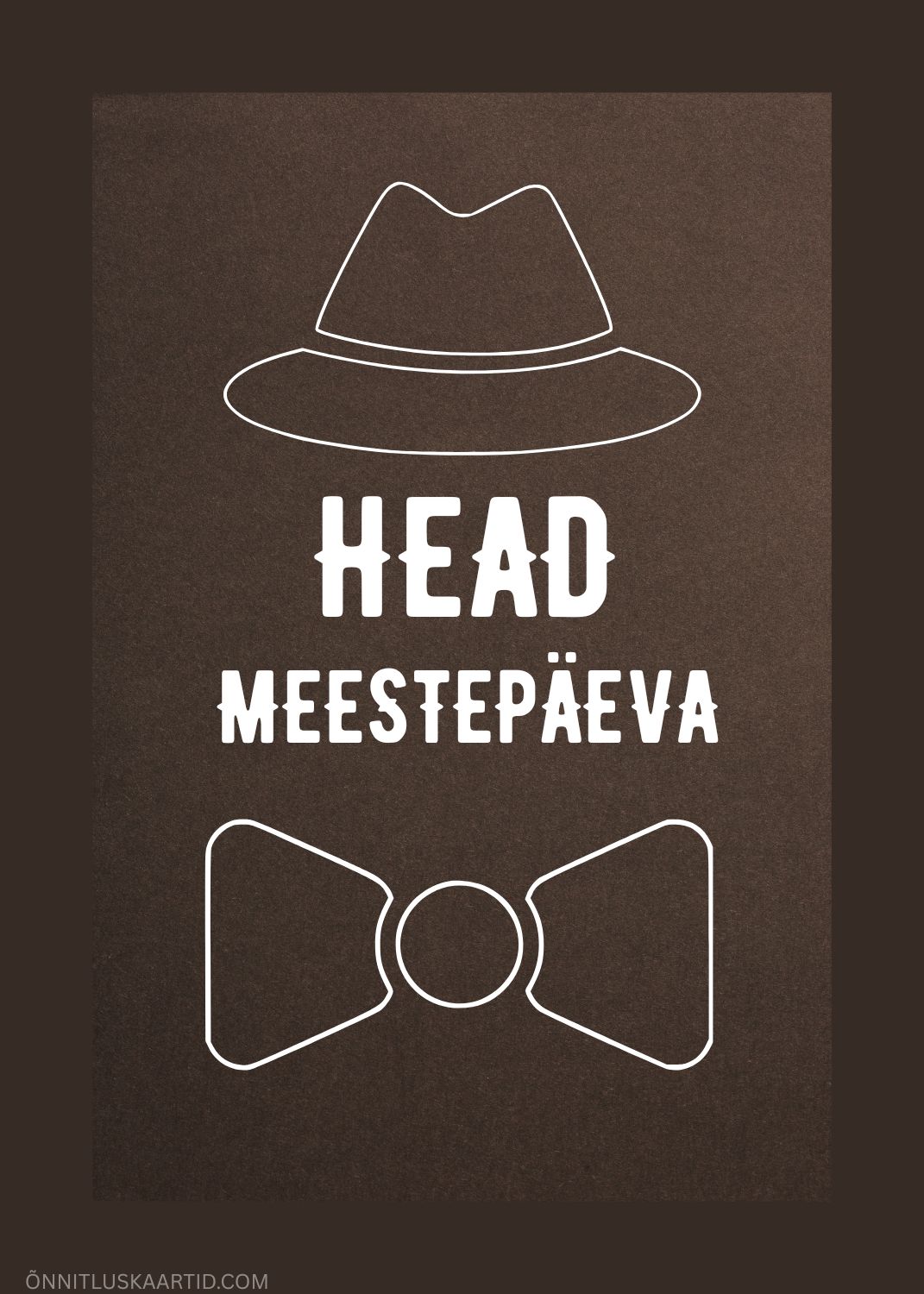 Stiilne meestepäeva kaart