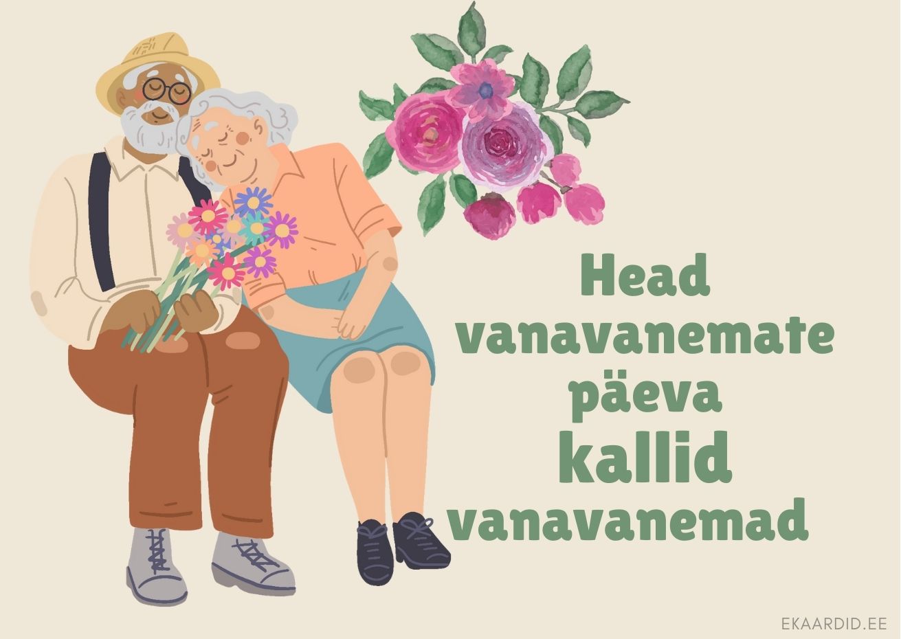 Õnnitluskaart vanavanemate päevaks